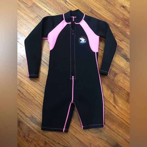 Girls Realon Wetsuit Best Flexel Swimming Kayaking Surfing Thermal Swimsuit Rash - Picture 4 of 12